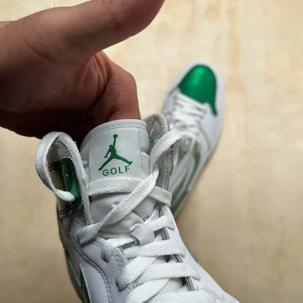 Air Jordan 1 High Golf 'Metallic Green' Shoes - DQ0660-130